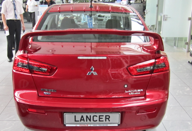 Аэродинамический рассекатель (накладка на крышу) "Zodiak Generator" для Mitsubishi Lancer X купить недорого с доставкой в Пушкино