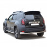 Защита заднего бампера «Труба с уголками» (d63.5) для Renault Duster (2015-н.в.)(Окрашенное) купить недорого с доставкой в Пушкино