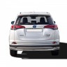 Защита заднего бампера «Труба с уголками» (d51/40) для Toyota RAV4 рестайлинг, (2015-н.в.)(Окрашенное) купить недорого с доставкой в Пушкино