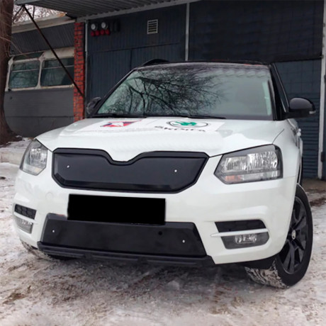 Зимний экран верхний, (текстурный пластик) для Skoda Yeti City (2013-2018) купить недорого с доставкой в Пушкино