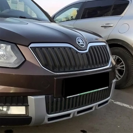 Зимний экран нижний, (под покраску) для Skoda Yeti Outdoor (2013-2018) купить недорого с доставкой в Пушкино