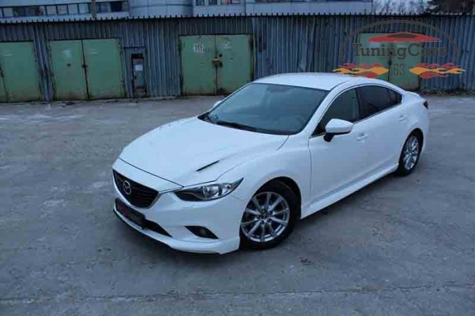 Капот "SkyActivSport" var №2 (с прорезанными жабрами) для Mazda 6 (2013-н.в.) купить недорого с доставкой в Пушкино
