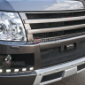 Решетка радиатора "Broomer Design" var №1 для Mitsubishi Pajero 4 (2006-2015) купить недорого с доставкой в Пушкино