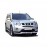 Защита переднего бампера «Труба двойная» (d63,5) для Nissan X-trail (2011-2015)(Окрашенное) купить недорого с доставкой в Пушкино