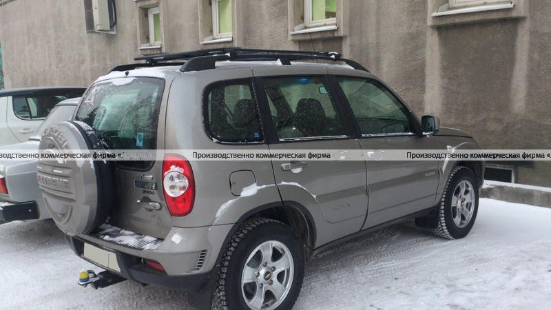 Платформа "Спринт" на B@3 2123 "Chevrolet Niv@" установка на штатные рейлинги купить недорого с доставкой в Пушкино