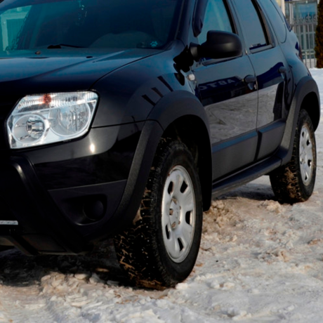 Молдинги дверей №2 "КАРТ" для Renault Duster дорестайлинг до 2015 г.в. (без комплектации) купить недорого с доставкой в Пушкино