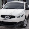 Накладки на фары (реснички) для Nissan Qashqai (2010-2013) купить недорого с доставкой в Пушкино