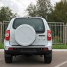 Чехол запасного колеса Chevrolet Niv@ с эмблемой Chevrolet купить недорого с доставкой в Пушкино