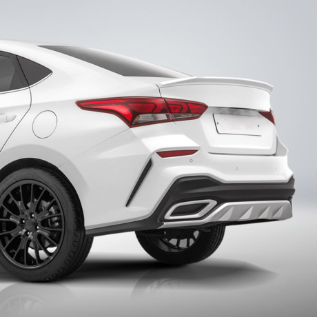 Бампер задний "Quant" для Hyundai Solaris (2017-2020) купить недорого с доставкой в Пушкино