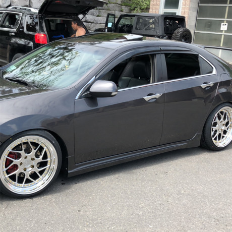 Накладки на пороги "Mugen Style" для Honda Accord VIII (2008-2013) купить недорого с доставкой в Пушкино