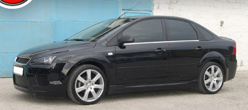Накладки на пороги "ICС" для Ford Focus 2 (седан, хэтчбек 3-5D)(2004-2011) купить недорого с доставкой в Пушкино
