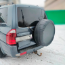 Колпак запасного колеса (Абс гладкий, закрытый) для Mitsubishi Pajero 3 купить недорого с доставкой в Пушкино