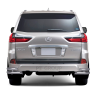 Защита заднего бампера двойная угловая d63/51мм (НПС) LEXUS 450D (2015-н.в.) купить недорого с доставкой в Пушкино