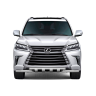 Защита переднего бампера двойная с зубьями d63/63мм (НПС) LEXUS 450D (2015-н.в.) купить недорого с доставкой в Пушкино