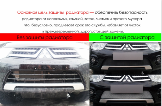 Защита радиатора "Standart" BMW X3 (2017-2021) чёрная купить недорого с доставкой в Пушкино